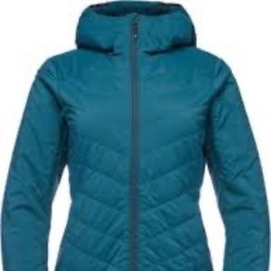 Black Diamond First Light Stretch Insulated Hoodie Women's Small in Spruce